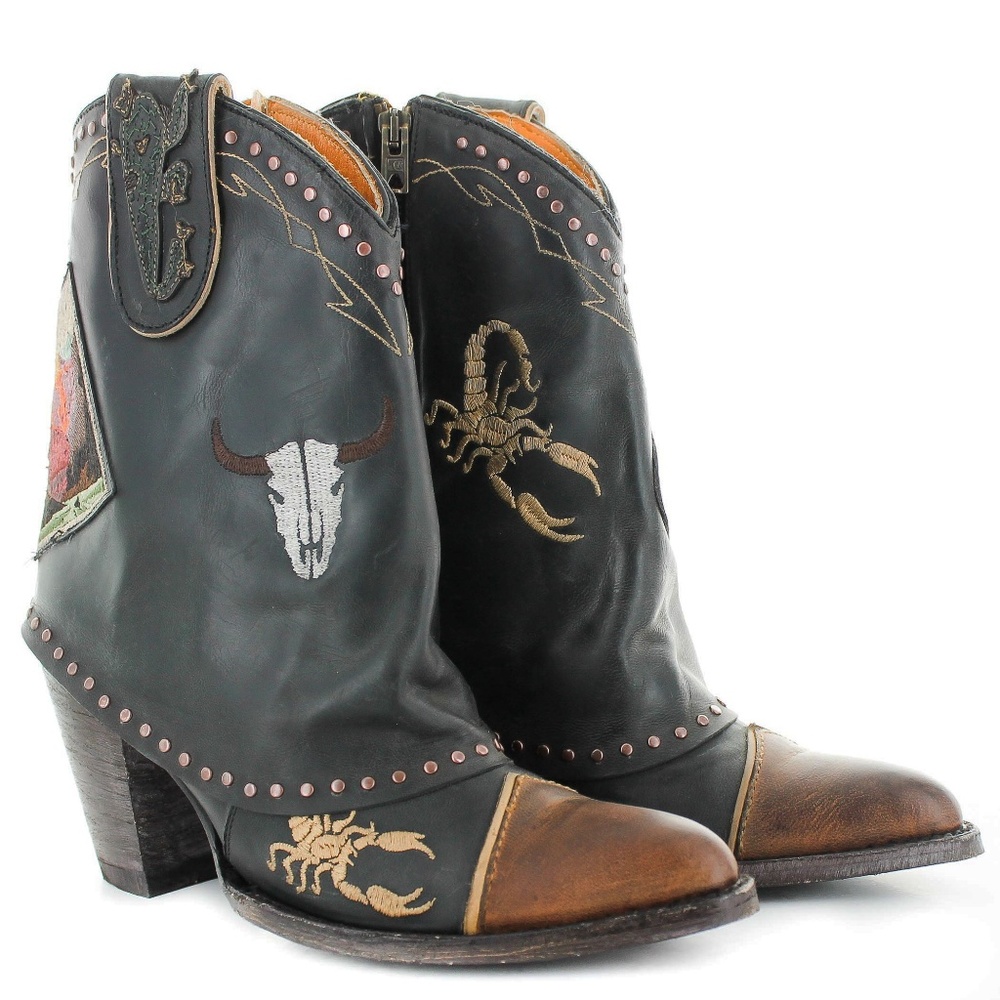 NWT NWB Old Gringo Bellemont Boots Ankle Black - Picture 4 of 8